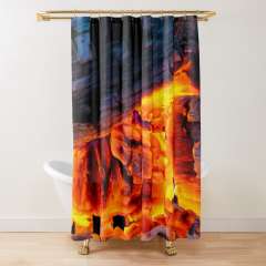 Embers - Shower Curtain