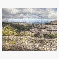 The views from Montcau's hillside - Jigsaw Puzzle