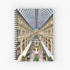 GUM Department Store In Moscow - Spiral Notebook