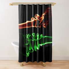 Smoke Or Flames - Shower Curtain
