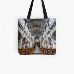 Saint Georg Church, Hockenheim - All Over Print Tote Bag