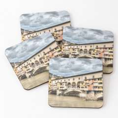 The Ponte Vecchio (Florence) - Coasters (Set of 4)