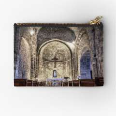 Le Castellet Medieval Church - Zipper Pouch