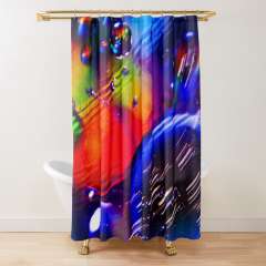 Galaxy is Moving - Shower Curtain