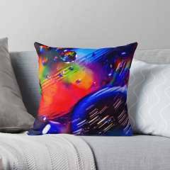 Galaxy is Moving - Throw Pillow