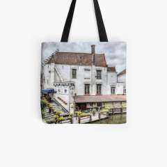 Bruges White House, Belgium - All Over Print Tote Bag