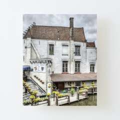 Bruges White House, Belgium - Canvas Mounted Print