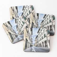 Florence Streets (Italy) - Coasters (Set of 4)