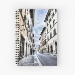 Florence Streets (Italy) - Spiral Notebook