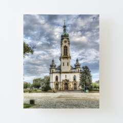 Protestant Church Hockenheim (Germany) - Canvas Mounted Print