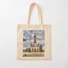 Protestant Church Hockenheim (Germany) - Cotton Tote Bag