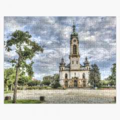 Protestant Church Hockenheim (Germany) - Jigsaw Puzzle