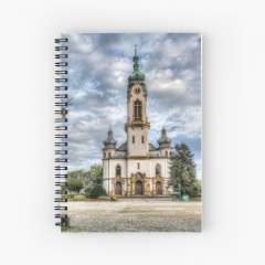Protestant Church Hockenheim (Germany) - Spiral Notebook