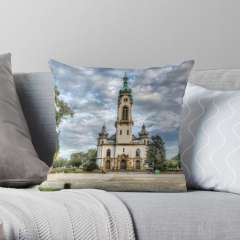 Protestant Church Hockenheim (Germany) - Throw Pillow