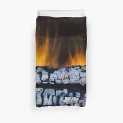 Views From the Fireplace - Duvet Cover