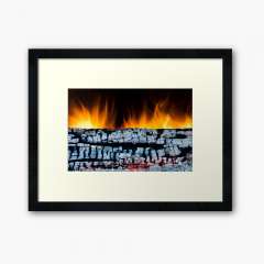 Views From the Fireplace - Framed Art Print