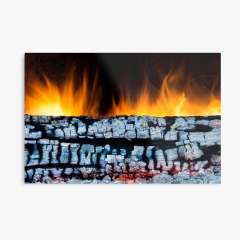 Views From the Fireplace - Metal Print