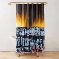 Views From the Fireplace - Shower Curtain