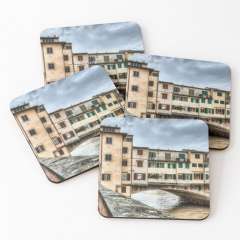 The Ponte Vecchio, Northeast Corner (Florence) - Coasters (Set of 4)