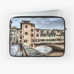 The Ponte Vecchio, Northeast Corner (Florence) - Laptop Sleeve