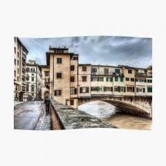 The Ponte Vecchio, Northeast Corner (Florence) - Poster