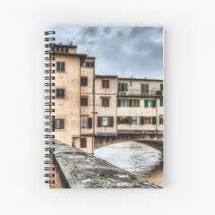 The Ponte Vecchio, Northeast Corner (Florence) - Spiral Notebook