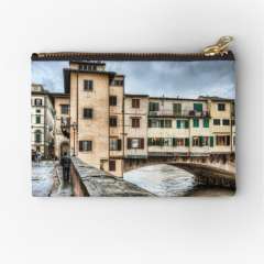 The Ponte Vecchio, Northeast Corner (Florence) - Zipper Pouch