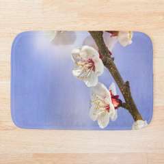 Apricot Flowers - Bath Mat
