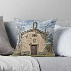 Saint Gaietà Chapel (Castellterçol, Catalonia) - Throw Pillow