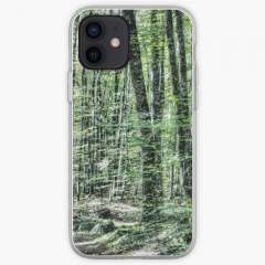 Light Between Trees - iPhone Soft Case