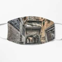 Narrow Streets in Florence - Flat Mask