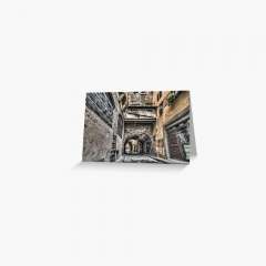 Narrow Streets in Florence - Greeting Card