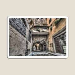Narrow Streets in Florence - Magnet