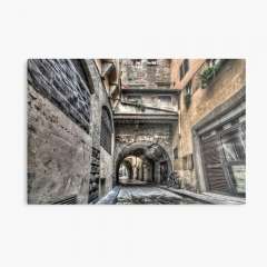 Narrow Streets in Florence - Metal Print
